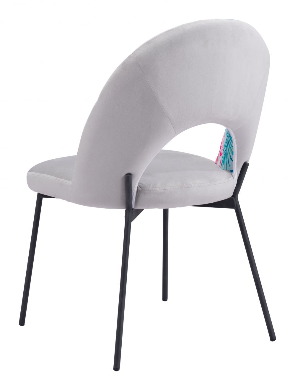 Zuo Modern Torrey Printed Fabric Dining Chair 2PC