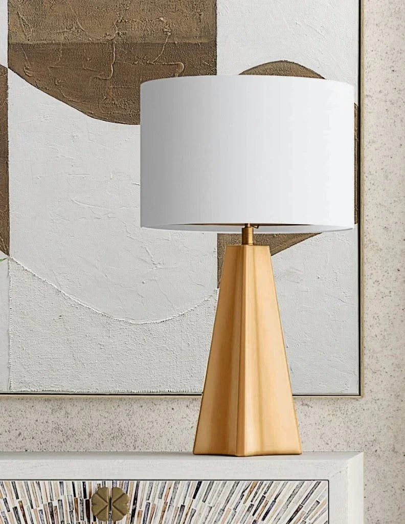 Bassett Mirror Torrington Gold Polyresin Table Lamp