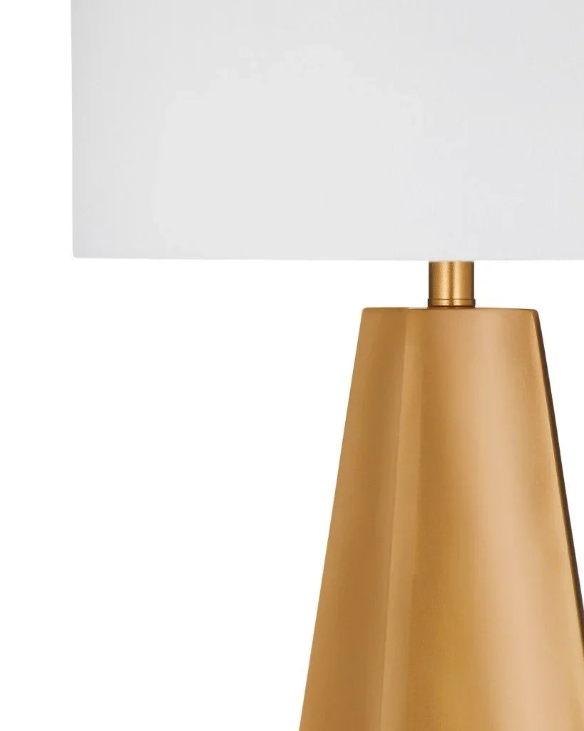 Bassett Mirror Torrington Gold Polyresin Table Lamp