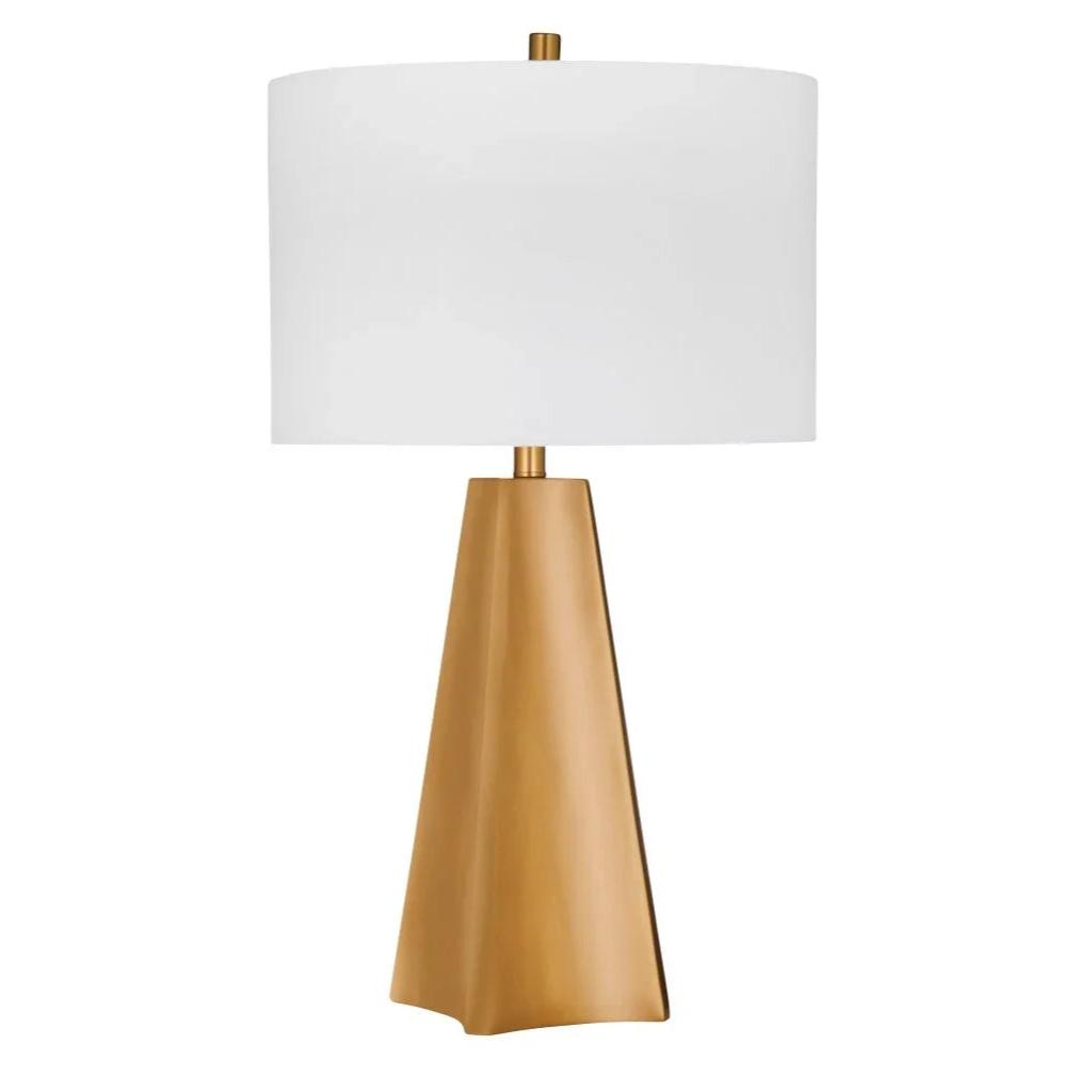 Bassett Mirror Torrington Gold Polyresin Table Lamp