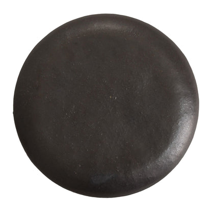 Emissary Torus Matte Black Ceramic Garden Stool