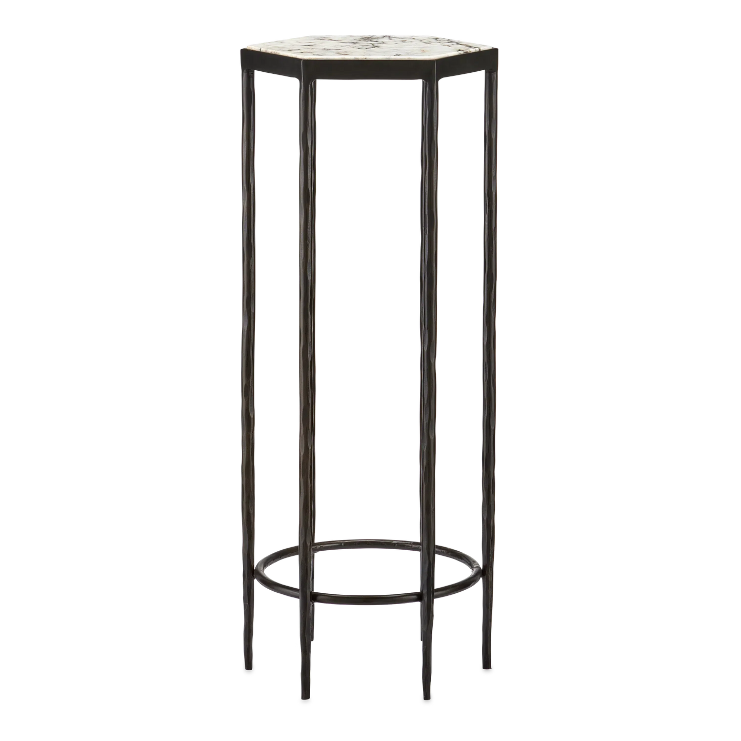 Tosi Marble Accent Table-Side Tables-Currey & Co-Sideboards and Things