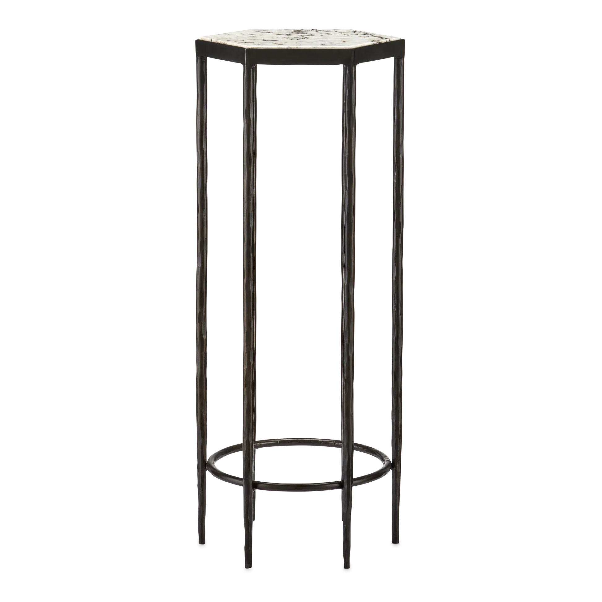 Tosi Marble Accent Table-Side Tables-Currey & Co-Sideboards and Things