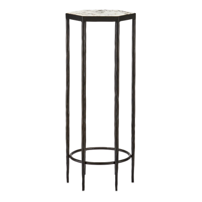 Tosi Marble Accent Table-Side Tables-Currey & Co-Sideboards and Things