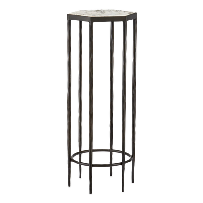 Tosi Marble Accent Table-Side Tables-Currey & Co-Sideboards and Things