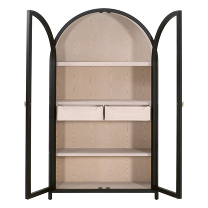 Toulouse Wooden Glass Display Cabinet