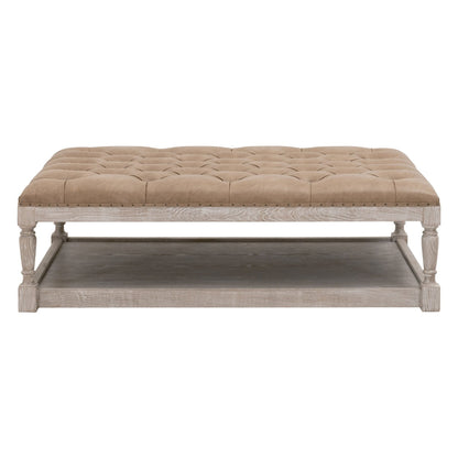 Townsend Tufted Rectangular Coffee Table