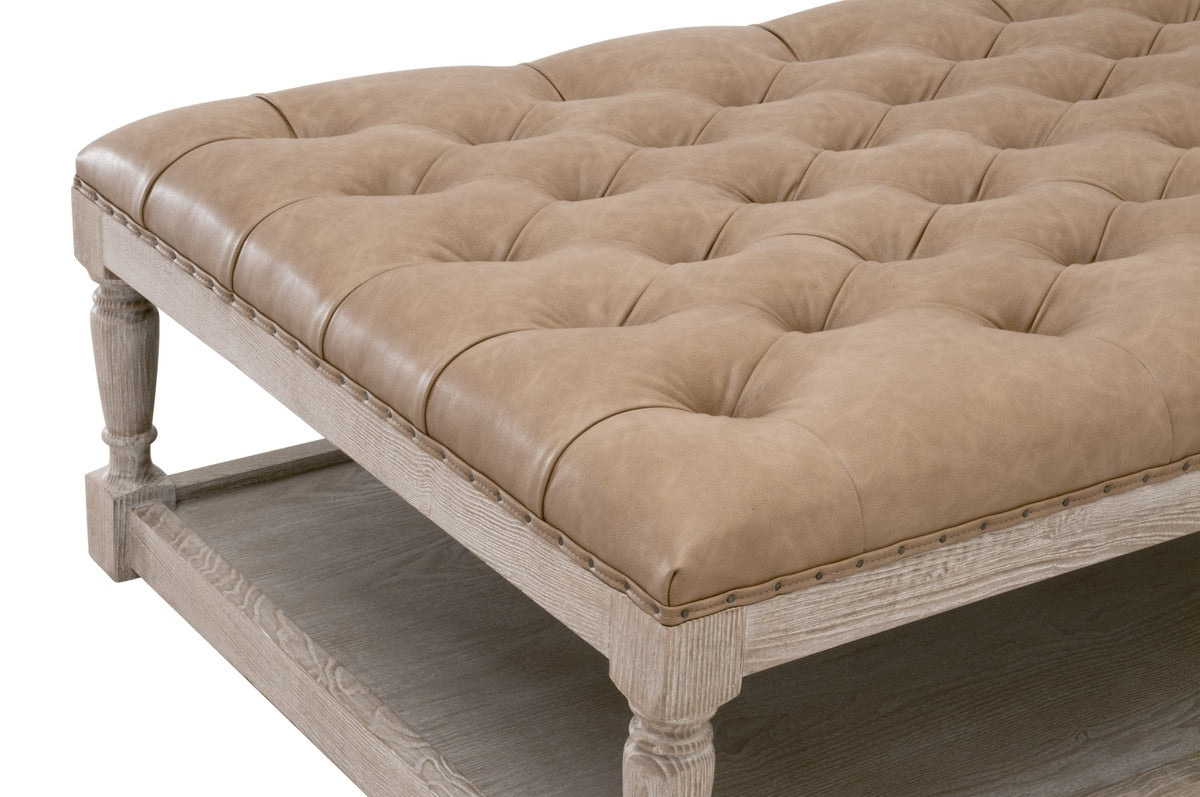 Townsend Tufted Rectangular Coffee Table