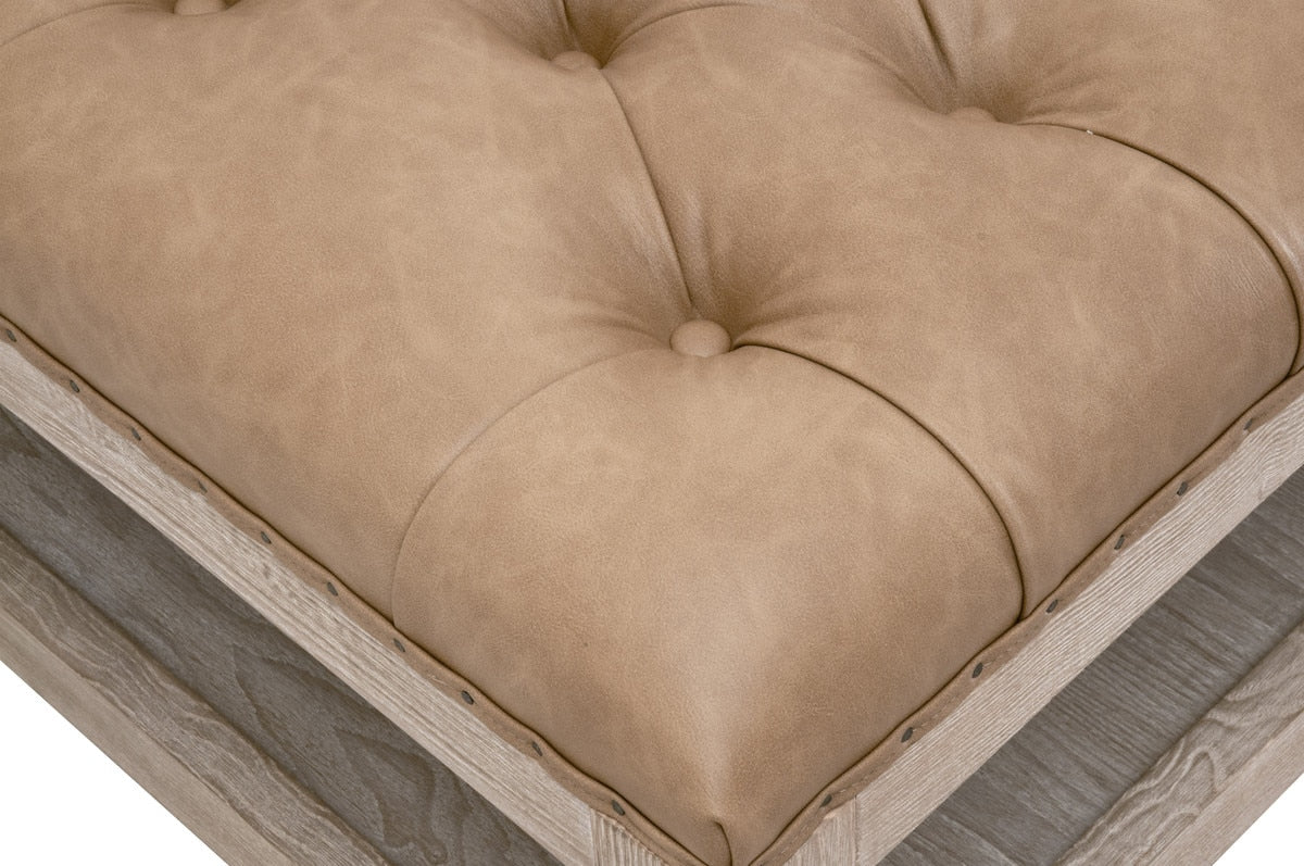 Townsend Tufted Rectangular Coffee Table