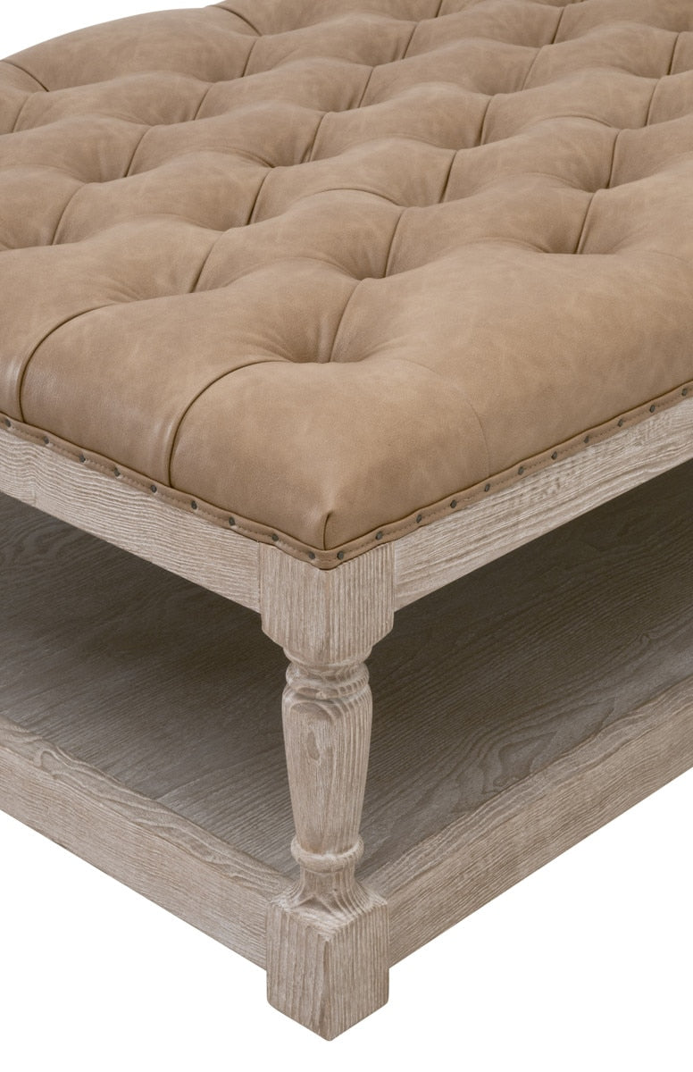 Townsend Tufted Rectangular Coffee Table