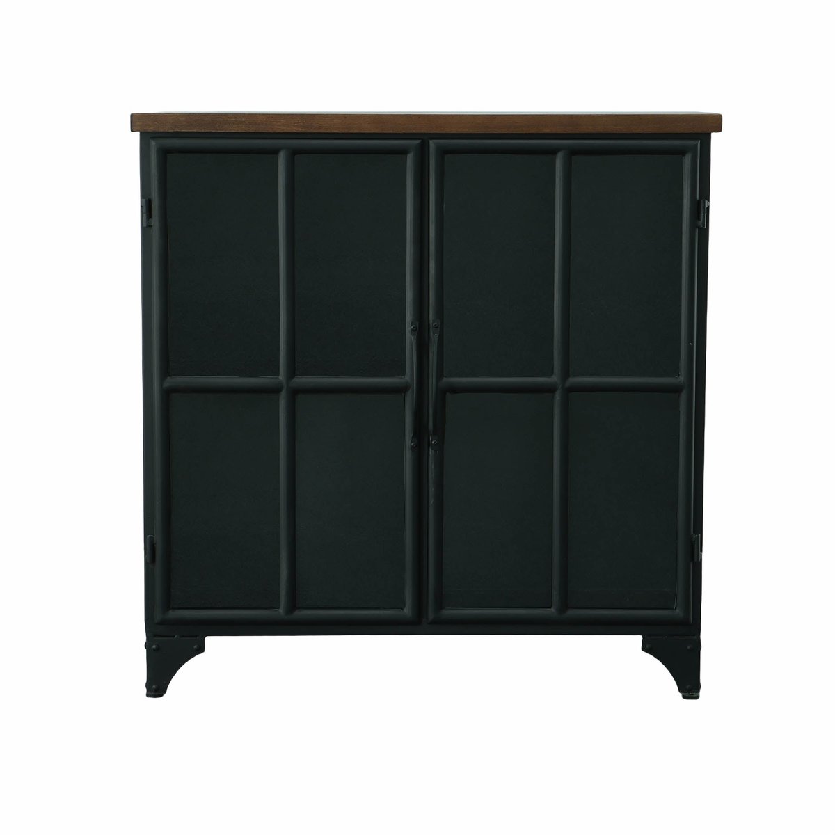 LH Home Tradition Two Doors Black Accent Cabinet