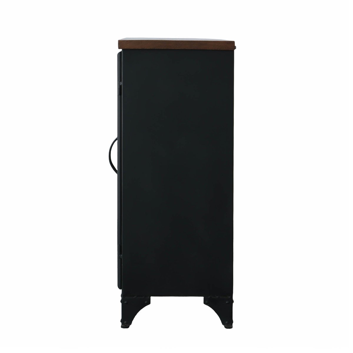 LH Home Tradition Two Doors Black Accent Cabinet
