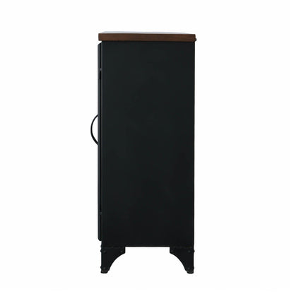 LH Home Tradition Two Doors Black Accent Cabinet