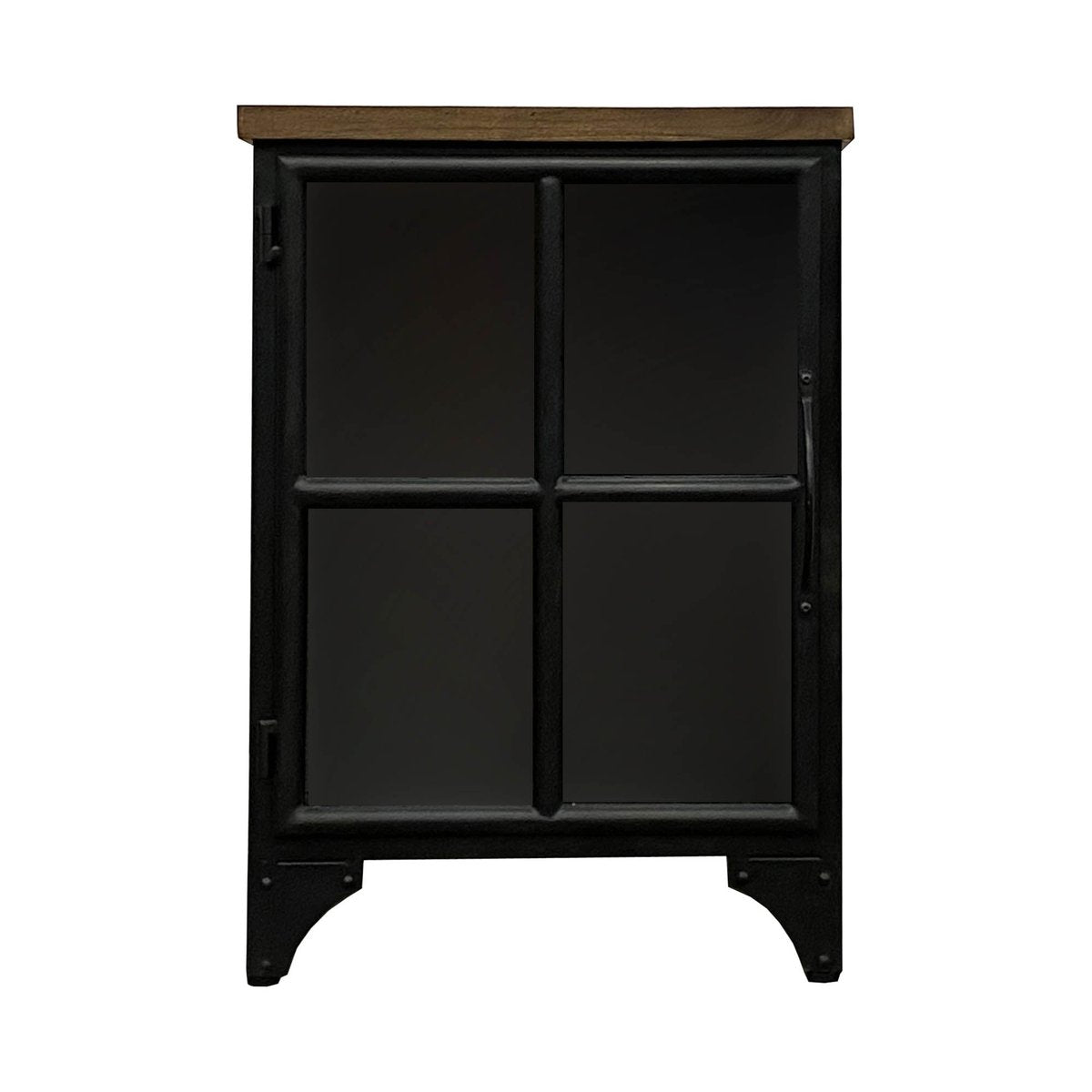 LH Home Tradition Wooden Black Accent Cabinet