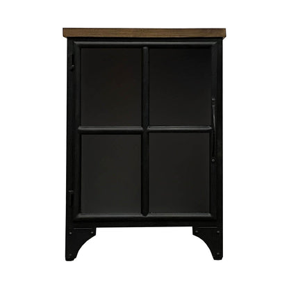 LH Home Tradition Wooden Black Accent Cabinet