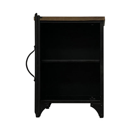 LH Home Tradition Wooden Black Accent Cabinet