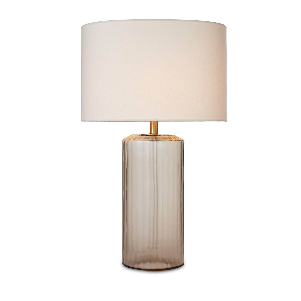 LH Home Translucent Clear Glass Table Lamp