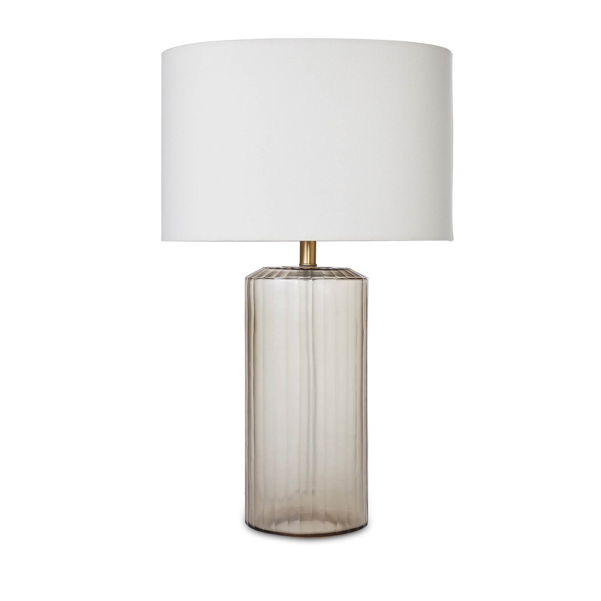 LH Home Translucent Clear Glass Table Lamp