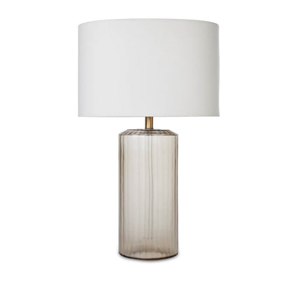 LH Home Translucent Clear Glass Table Lamp