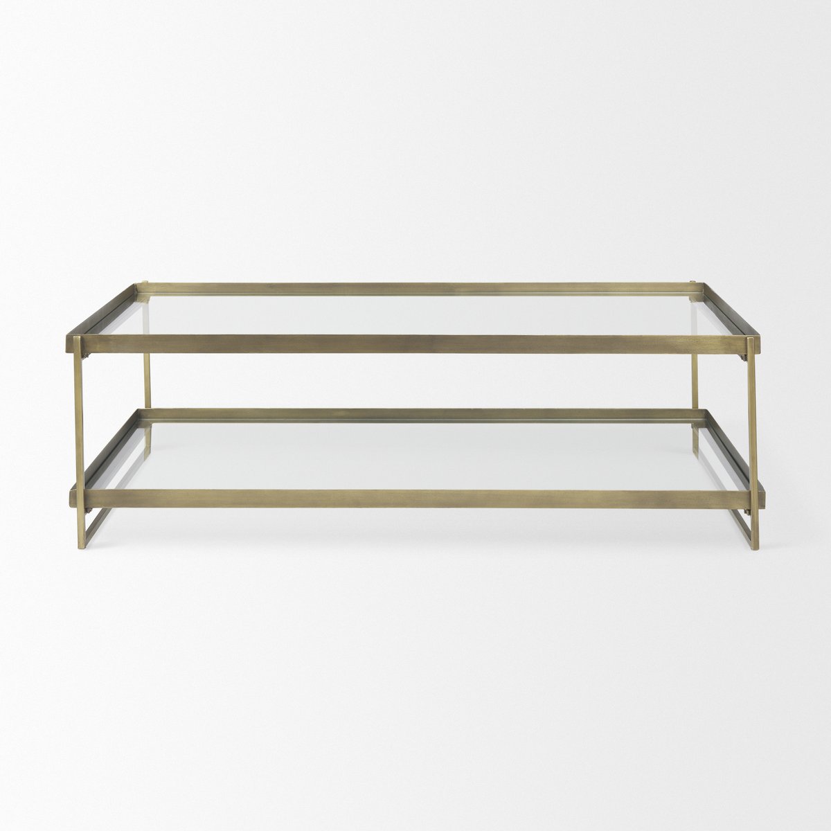 Mercana Trey Metal Frame Rectangular Coffee Table