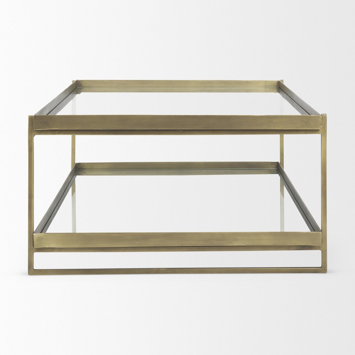 Mercana Trey Metal Frame Rectangular Coffee Table