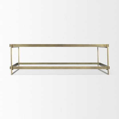 Mercana Trey Metal Frame Rectangular Coffee Table