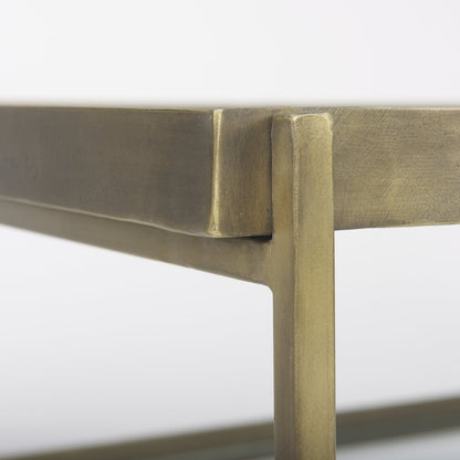 Mercana Trey Metal Frame Rectangular Coffee Table