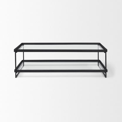Mercana Trey Metal Frame Rectangular Coffee Table