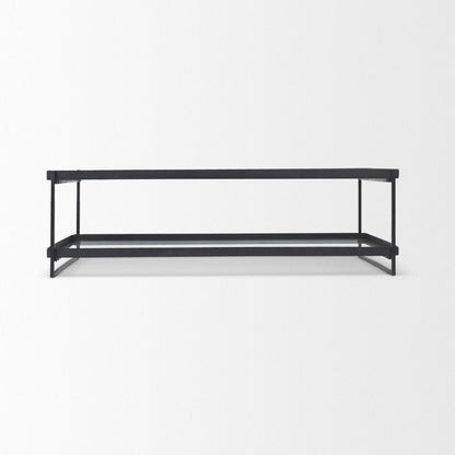Mercana Trey Metal Frame Rectangular Coffee Table