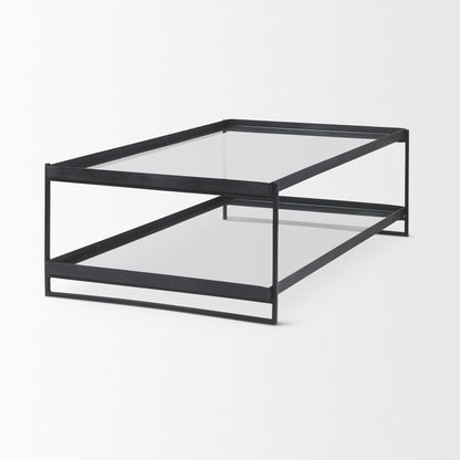 Mercana Trey Metal Frame Rectangular Coffee Table