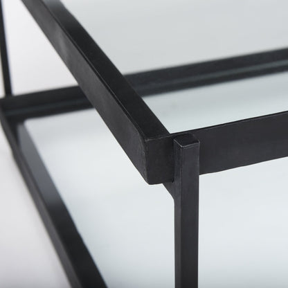 Mercana Trey Metal Frame Rectangular Coffee Table