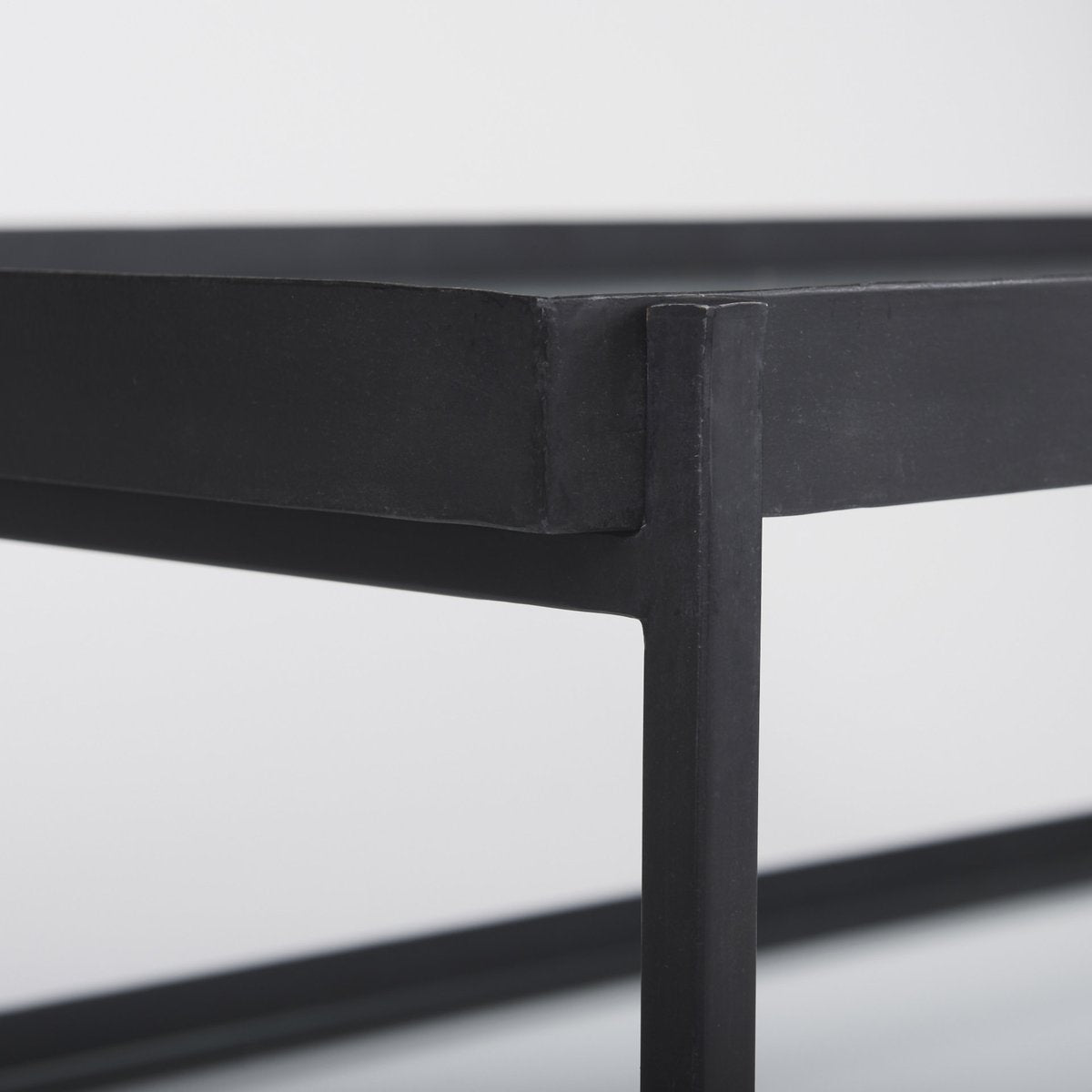Mercana Trey Metal Frame Rectangular Coffee Table
