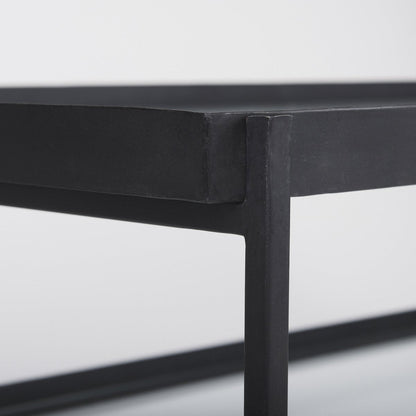 Mercana Trey Metal Frame Rectangular Coffee Table