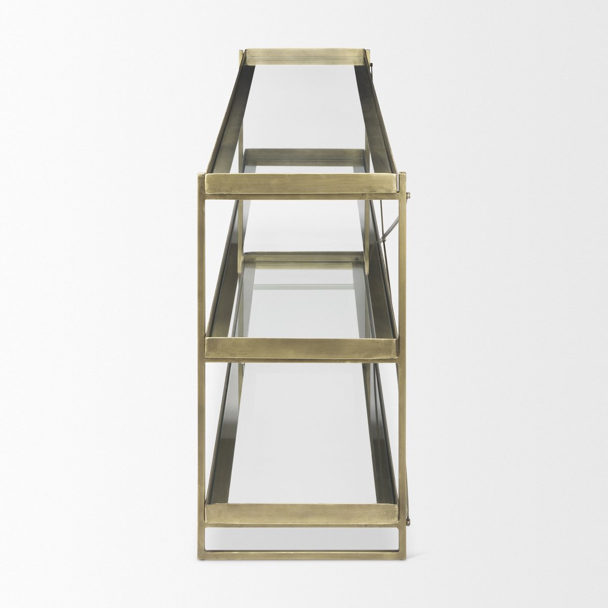 Mercana Trey Metal Frame Rectangular Console Table