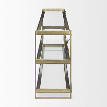Mercana Trey Metal Frame Rectangular Console Table