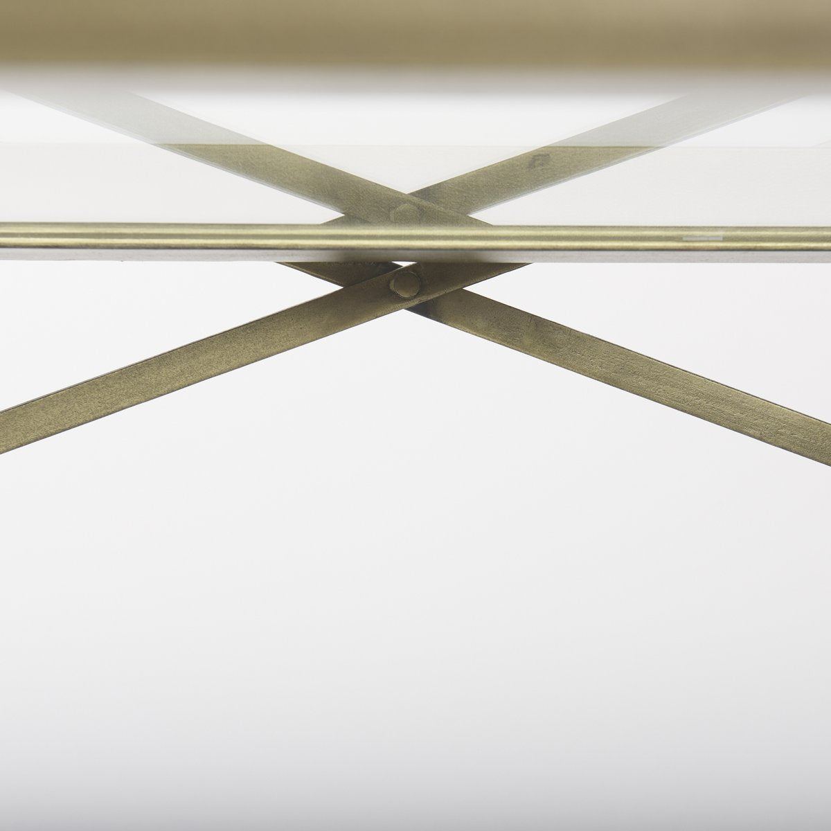 Mercana Trey Metal Frame Rectangular Console Table