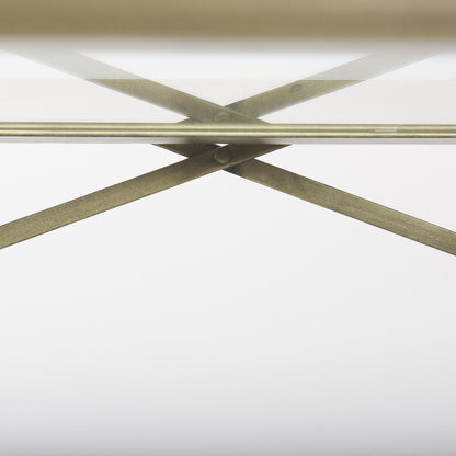 Mercana Trey Metal Frame Rectangular Console Table