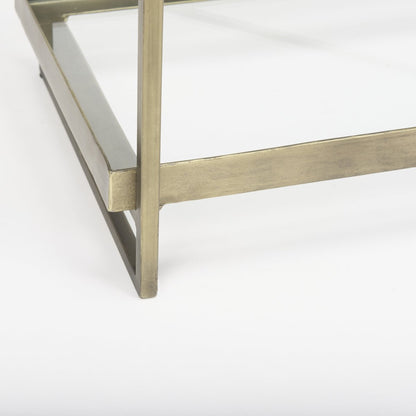 Mercana Trey Metal Frame Rectangular Console Table
