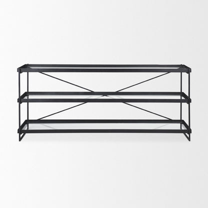 Mercana Trey Metal Frame Rectangular Console Table