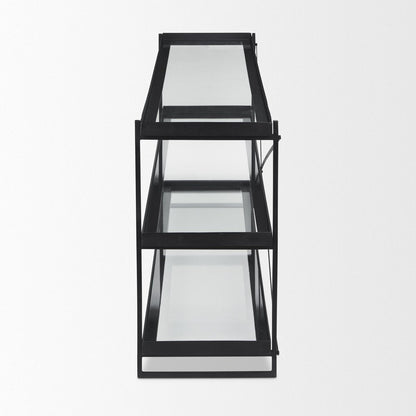 Mercana Trey Metal Frame Rectangular Console Table