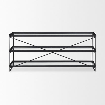 Mercana Trey Metal Frame Rectangular Console Table