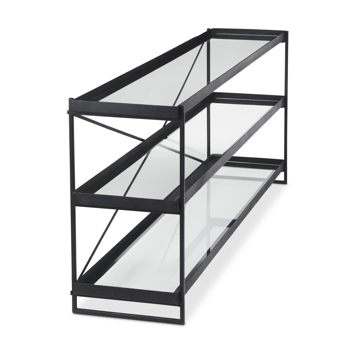Mercana Trey Metal Frame Rectangular Console Table