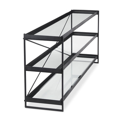 Mercana Trey Metal Frame Rectangular Console Table