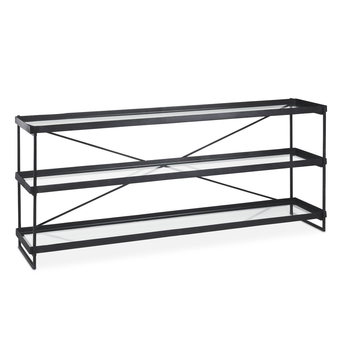 Mercana Trey Metal Frame Rectangular Console Table