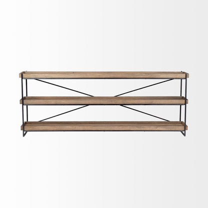 Mercana Trey Wooden Rectangular Console Table