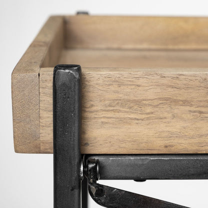 Mercana Trey Wooden Rectangular Console Table