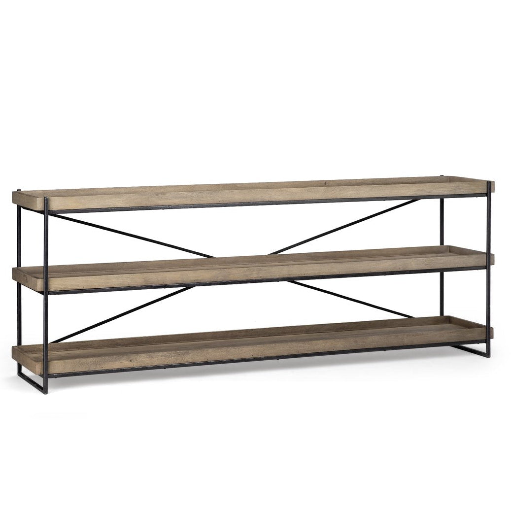 Mercana Trey Wooden Rectangular Console Table