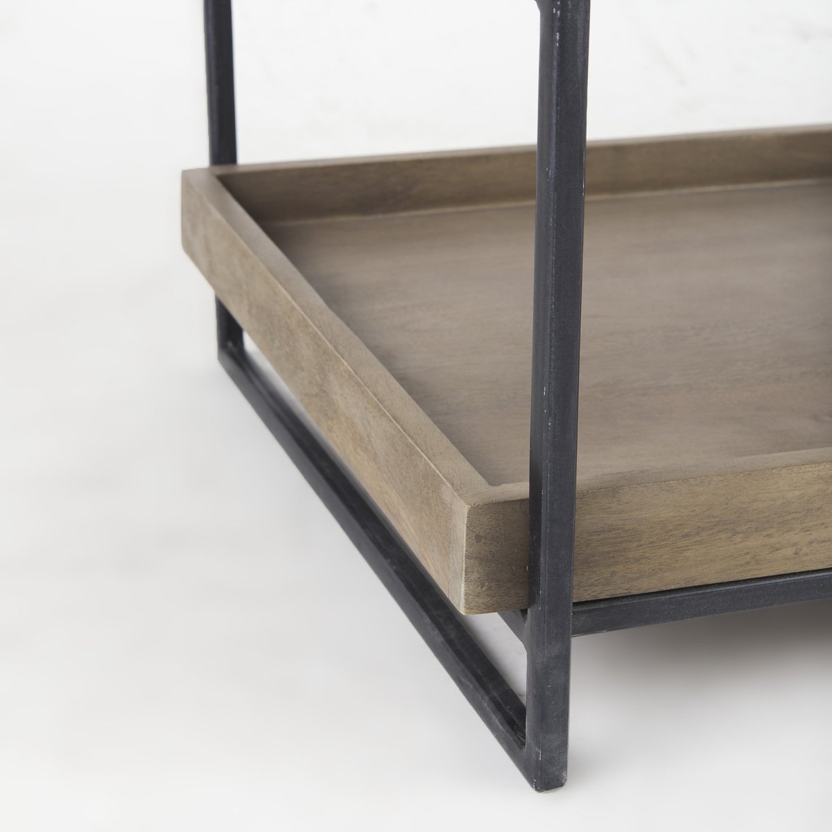 Mercana Trey Wooden Three-Tiered End Table
