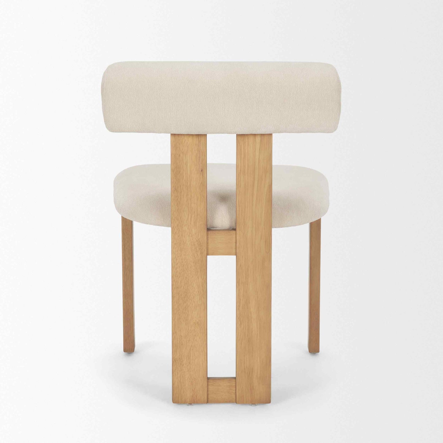 Mercana Tribeca Curve Open Back Fabric Dining Chair 2PC