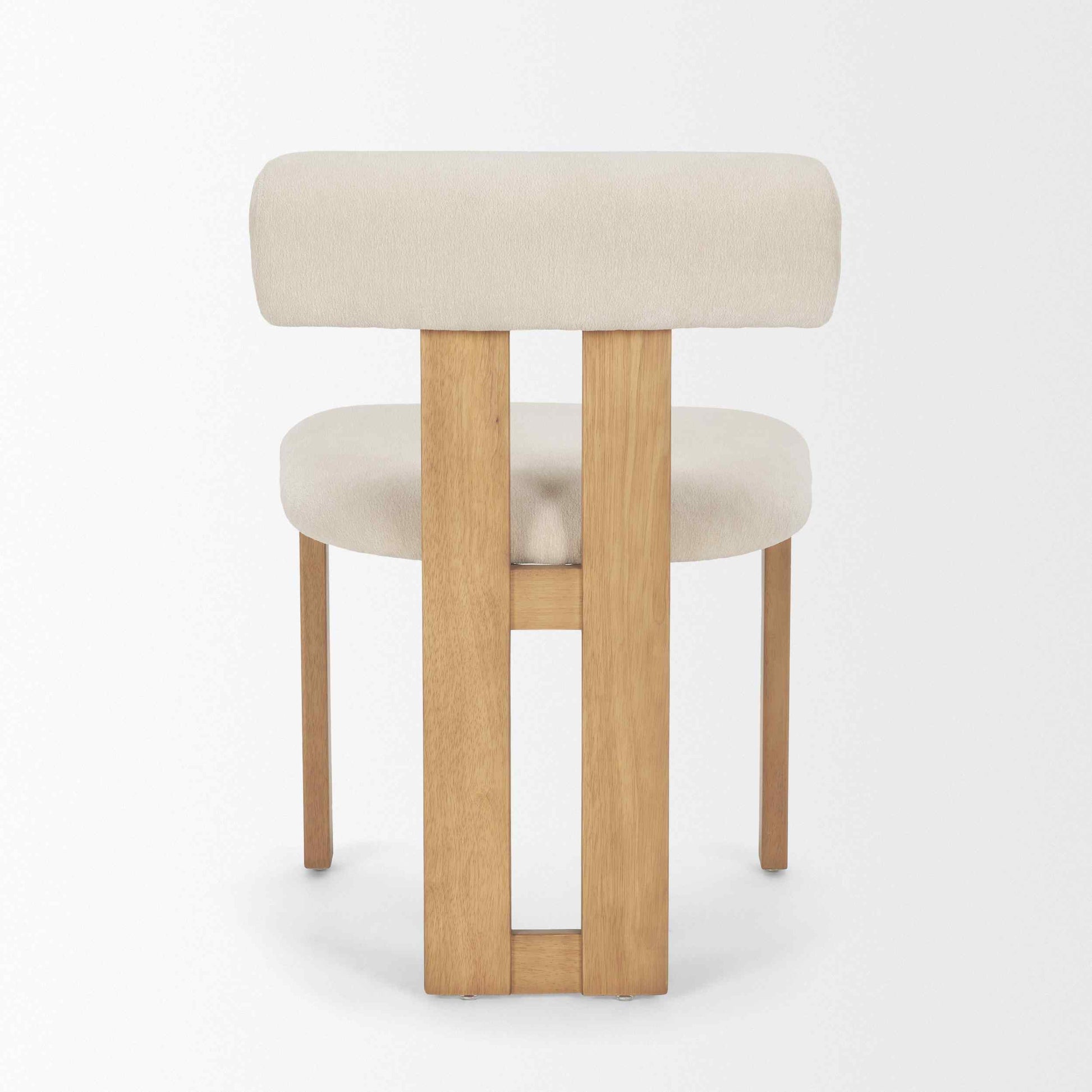 Mercana Tribeca Curve Open Back Fabric Dining Chair 2PC